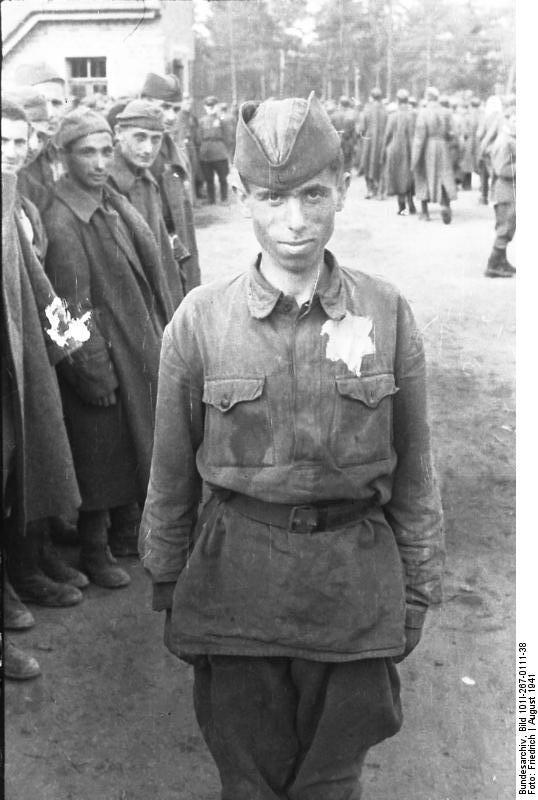 russland - jA¸disk soldat som krigsfange Foto russland - jA¸disk soldat som krigsfange