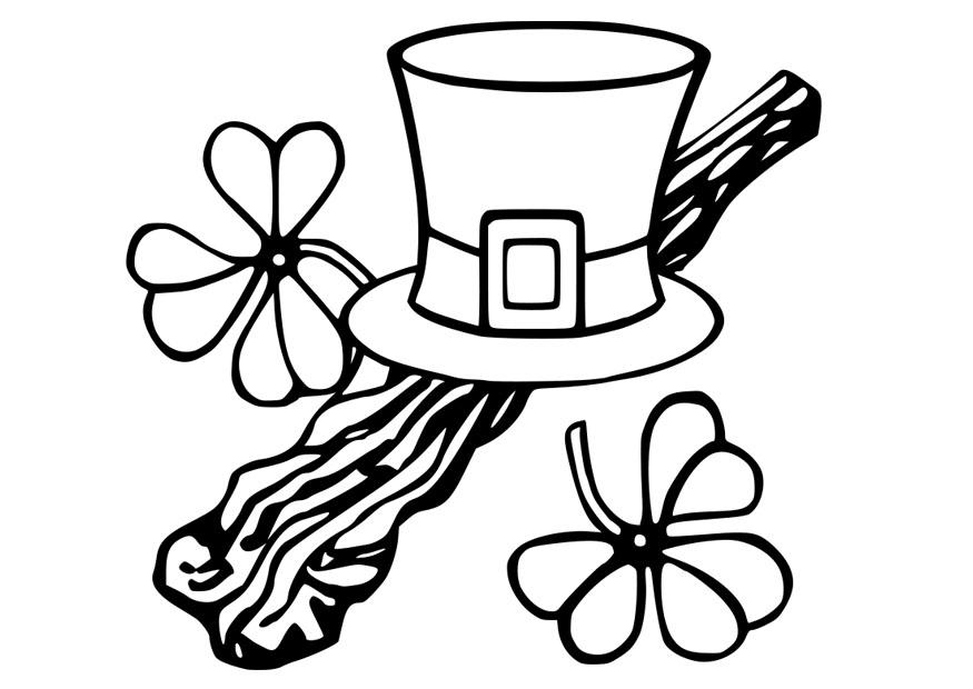 Fargeleggingsbilde saint patrickA´s day