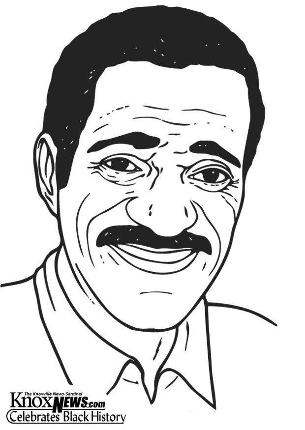 Fargeleggingsbilde sammy davis jr