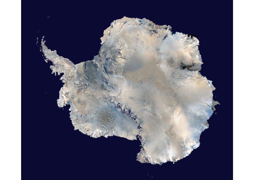 Foto satelittbilde av antarktis
