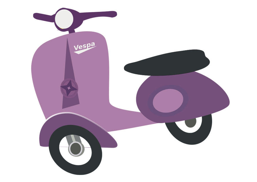 bilde scooter - vespa