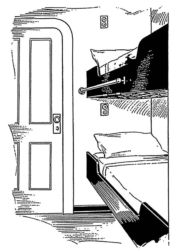 seng - kA¸ye i skipet Fargeleggingsbilde seng - kA¸ye i skipet