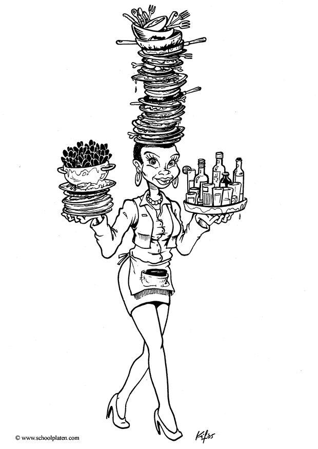 Fargeleggingsbilde servitA¸r