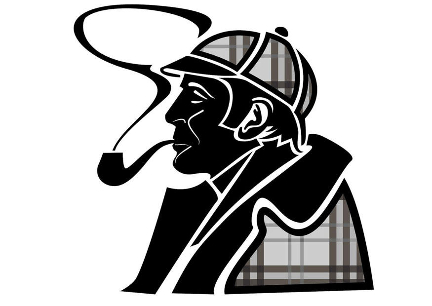 sherlock holmes Fargeleggingsbilde sherlock holmes