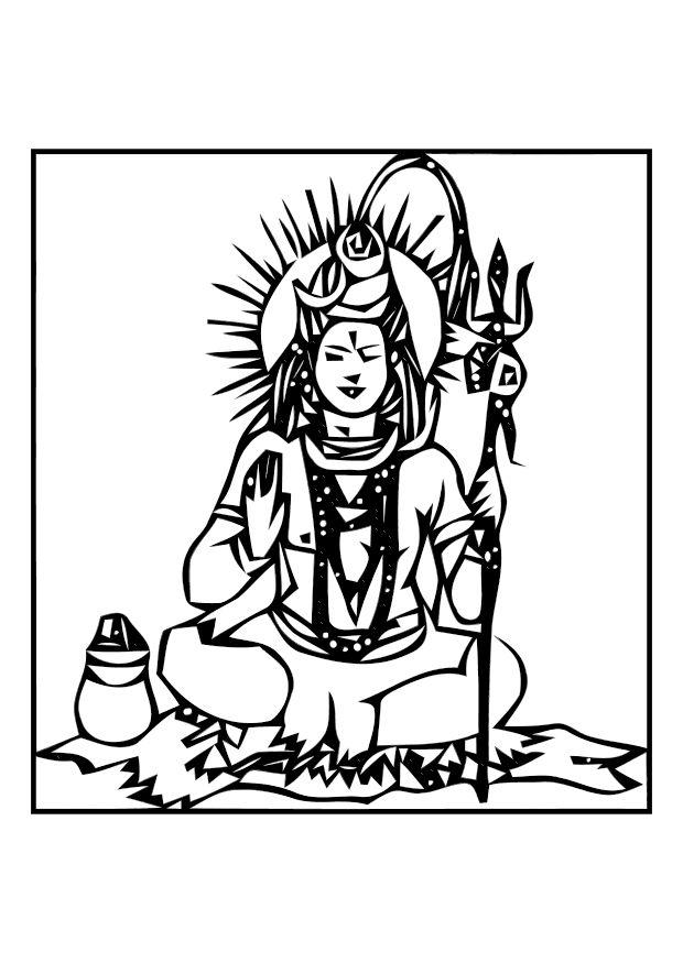 shiva Fargeleggingsbilde shiva