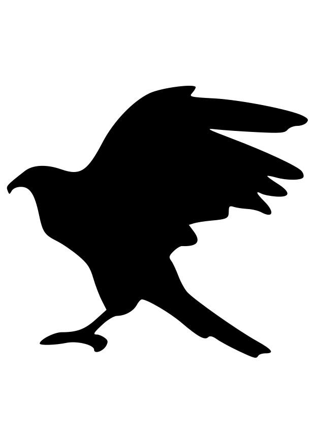 silhuett A¸rn Fargeleggingsbilde silhuett A¸rn