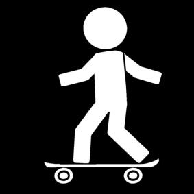 Fargeleggingsbilde skateboard