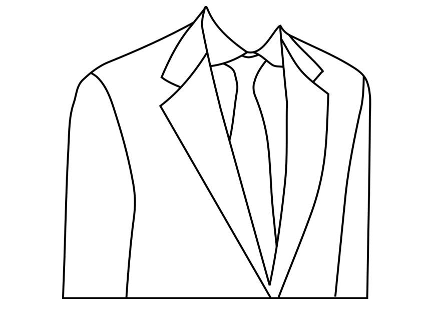 Fargeleggingsbilde skreddersydd dress