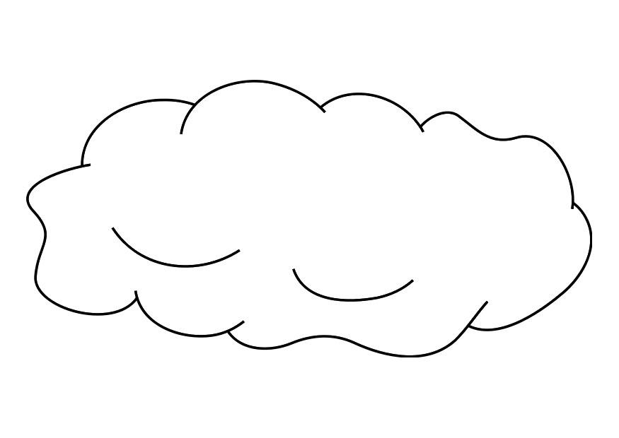 Fargeleggingsbilde sky