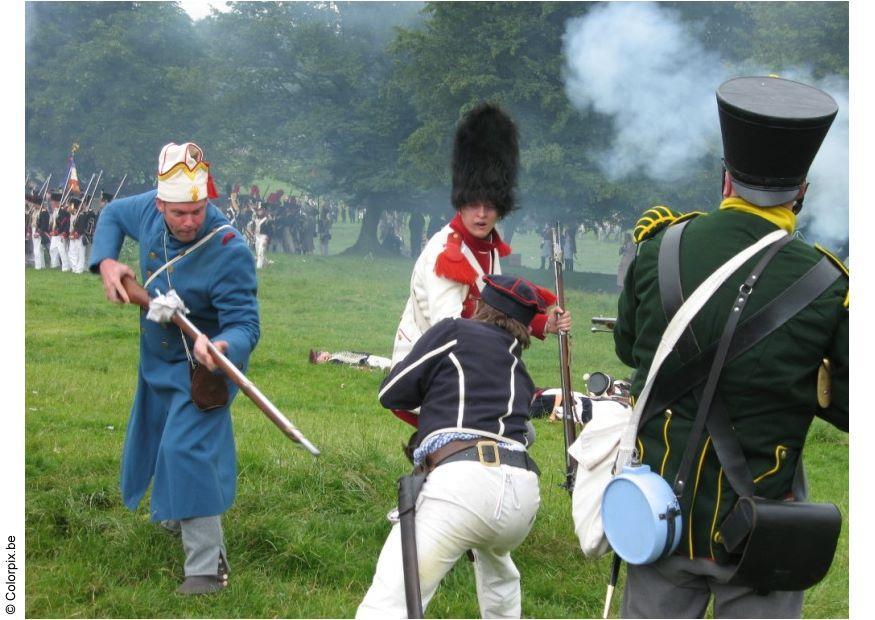 Foto slaget ved waterloo