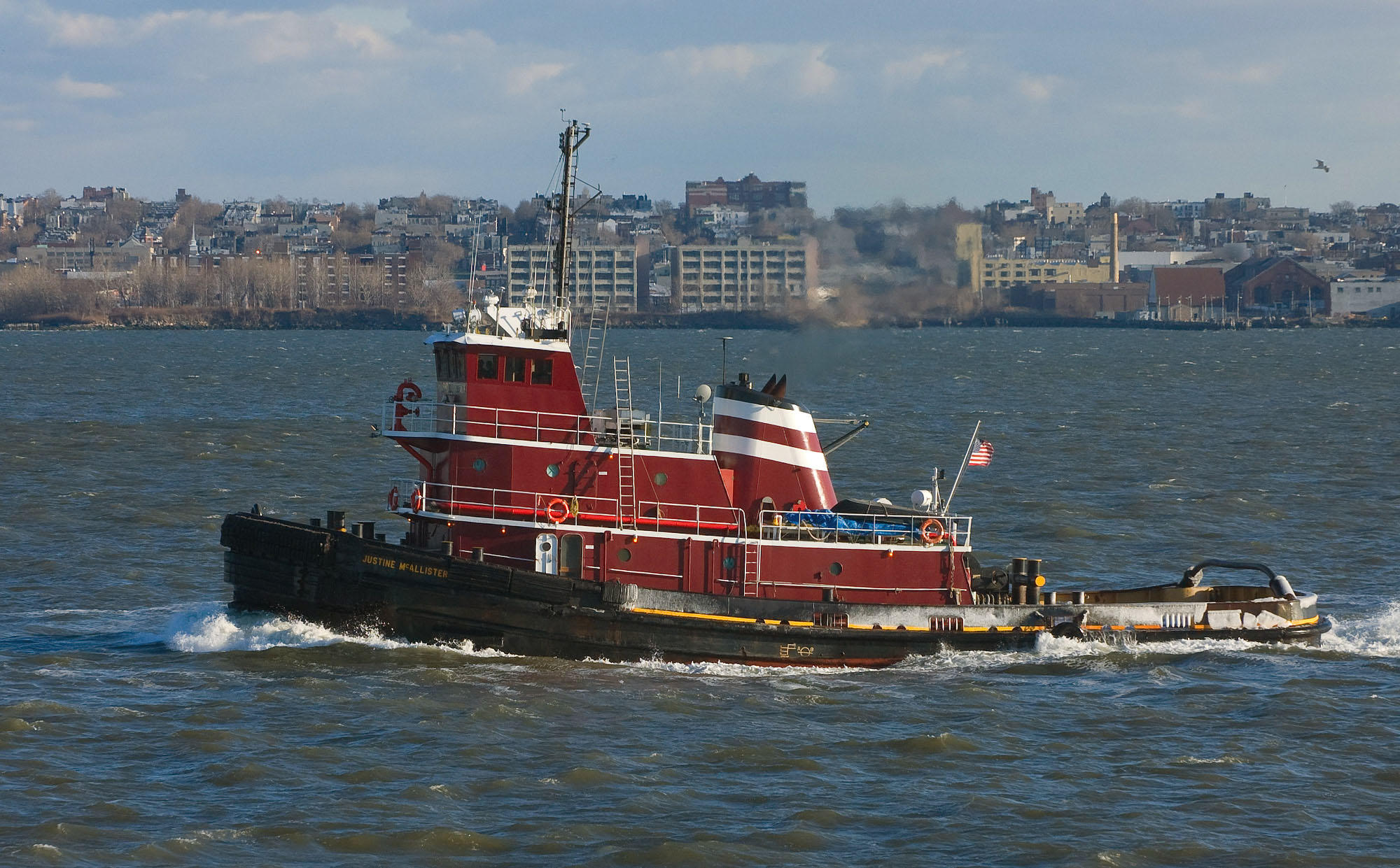 Foto slepebA¥t i new yorks havn