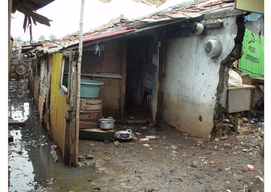 slum i jakarta Foto slum i jakarta