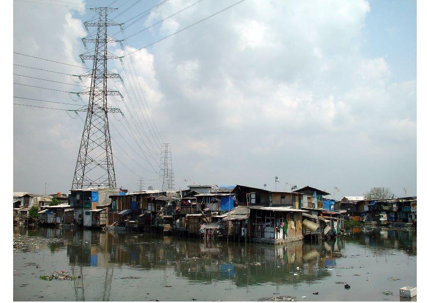 slum i jakarta Foto slum i jakarta