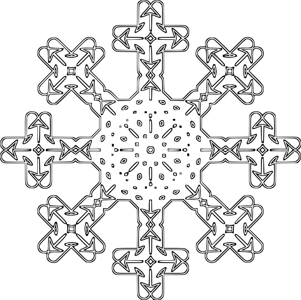 snA¸flak Fargeleggingsbilde snA¸flak