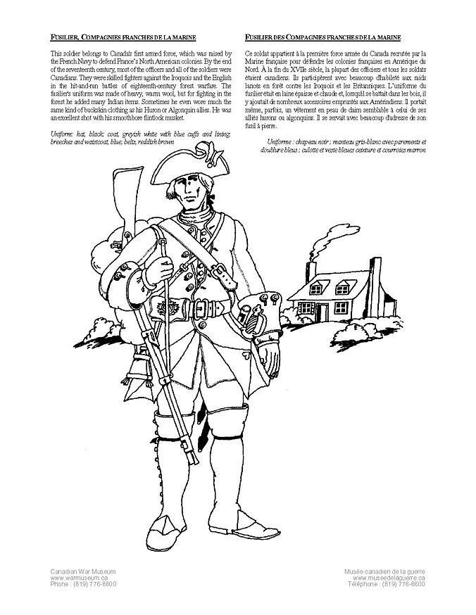 Fargeleggingsbilde soldat
