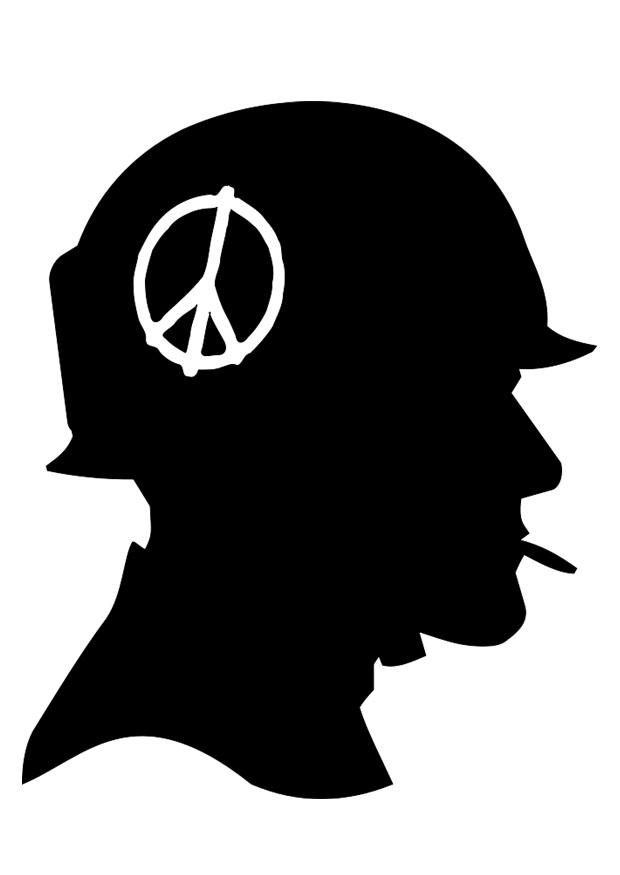 Fargeleggingsbilde soldat fra vietnam