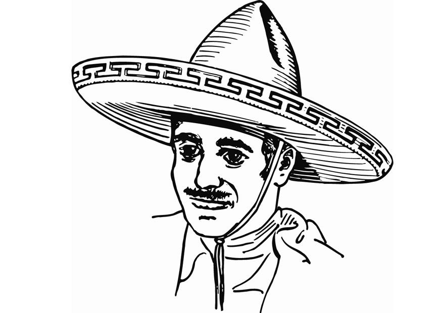 sombrero Fargeleggingsbilde sombrero
