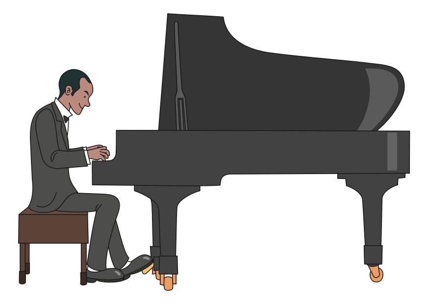 spille piano bilde spille piano