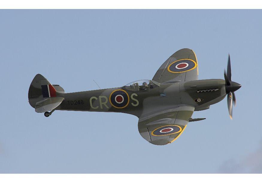 Foto spitfire stridsfly