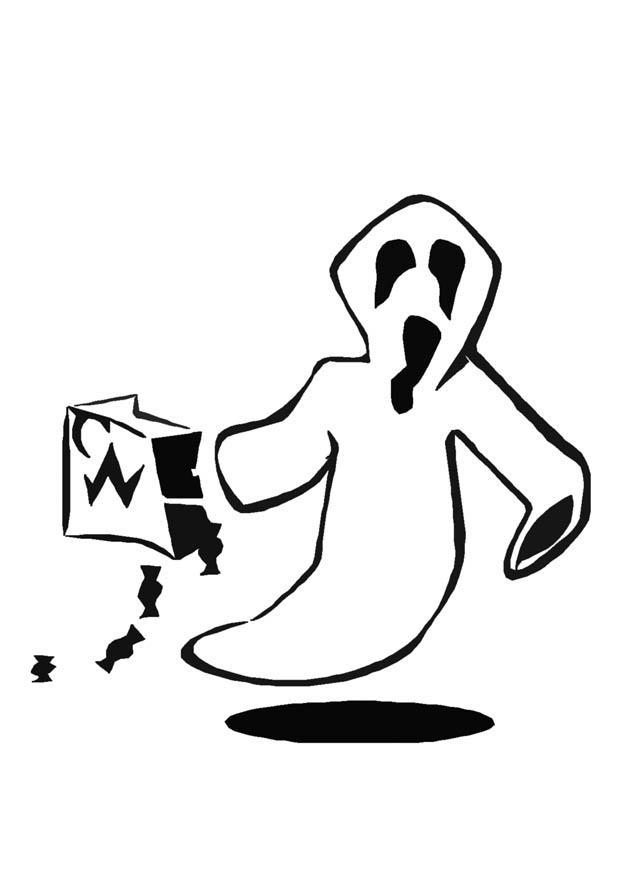 spA¸kelse - halloween Fargeleggingsbilde spA¸kelse - halloween