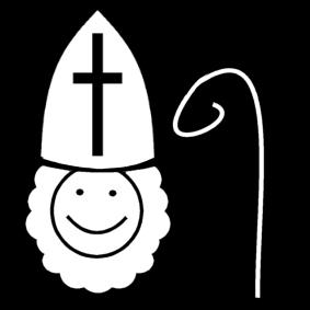 Fargeleggingsbilde st. nikolaus
