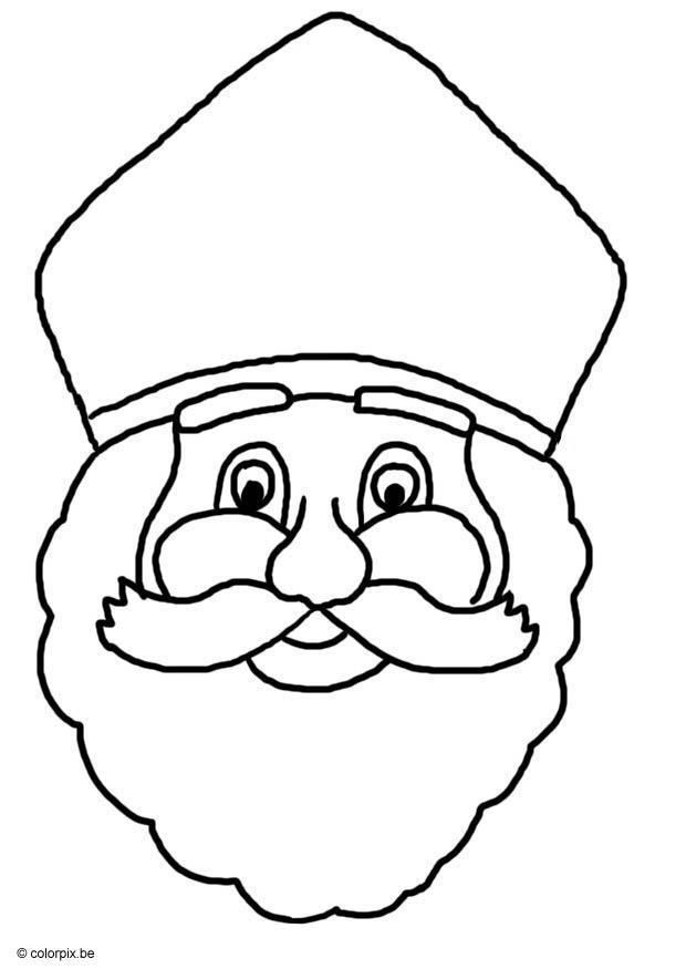 st. nikolaus Fargeleggingsbilde st. nikolaus