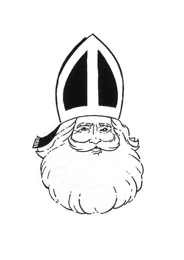 st. nikolaus Fargeleggingsbilde st. nikolaus