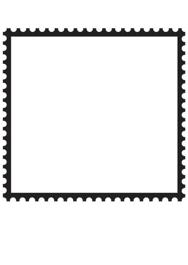 stempel Fargeleggingsbilde stempel