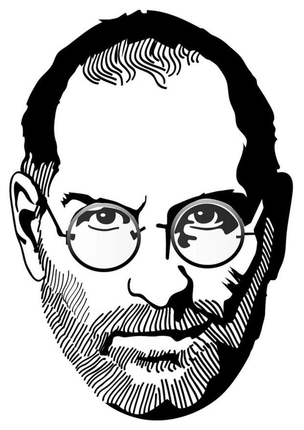 Fargeleggingsbilde steve jobs