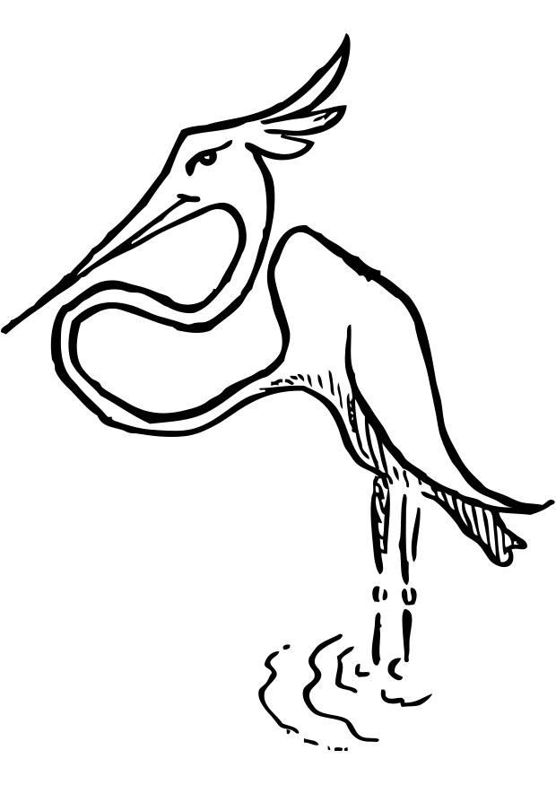 stork Fargeleggingsbilde stork
