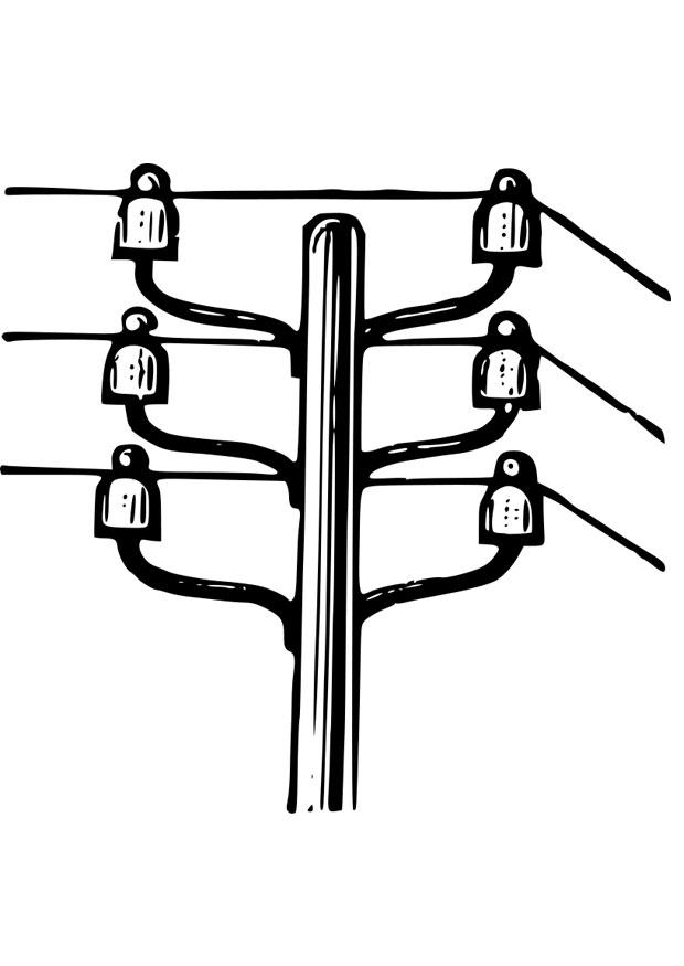 Fargeleggingsbilde strA¸mstolpe