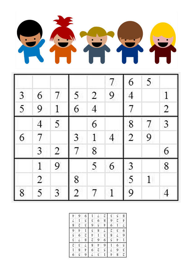 sudoku - barn bilde sudoku - barn