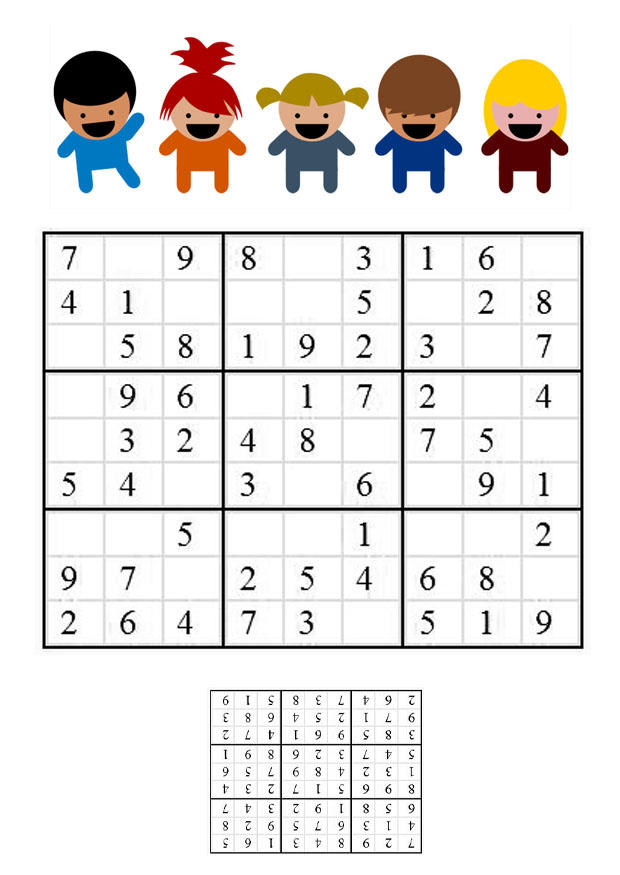 sudoku - barn bilde sudoku - barn