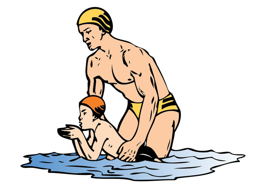 bilde svA¸mmekurs - gymnastikk