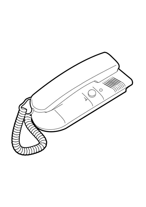 Fargeleggingsbilde telefon