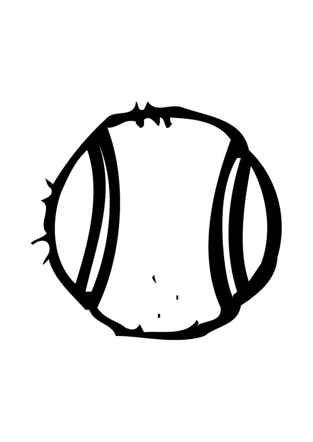 tennisball Fargeleggingsbilde tennisball