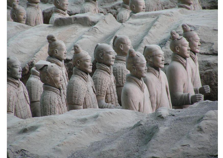 terrakottafigurer Foto terrakottafigurer