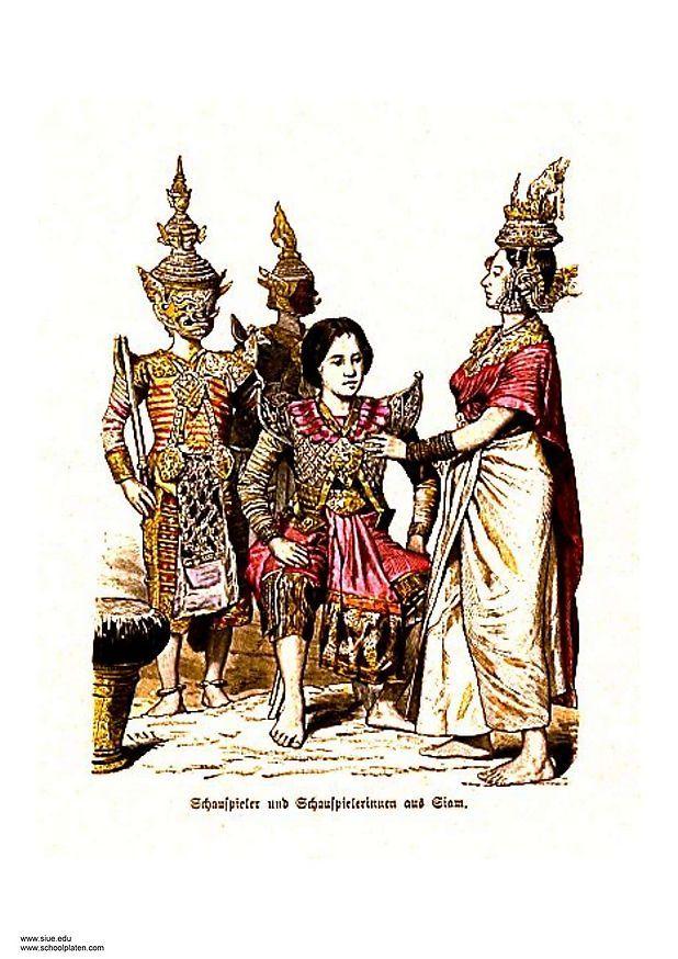 thailandske dansere 19. A¥rhundre bilde thailandske dansere 19. A¥rhundre