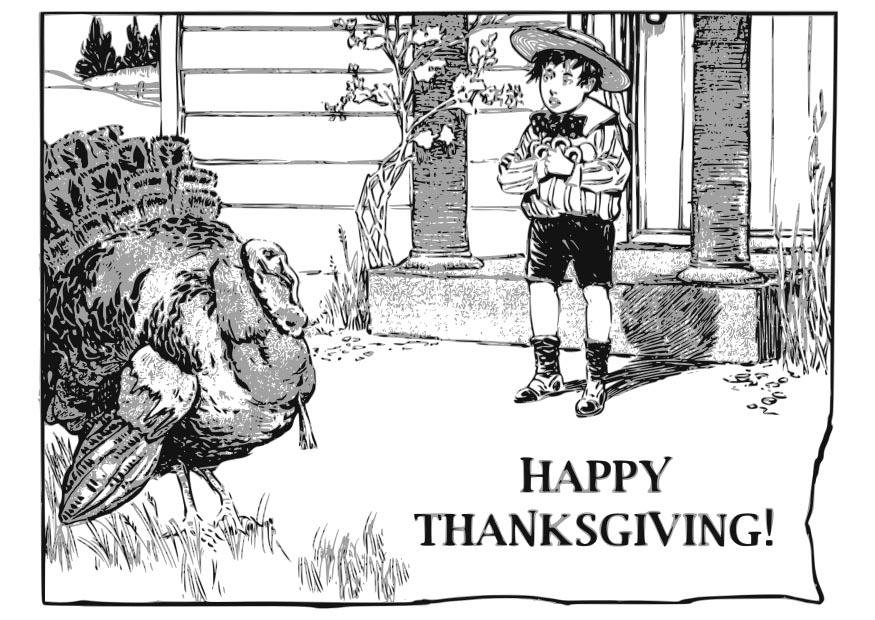 thanksgiving Fargeleggingsbilde thanksgiving
