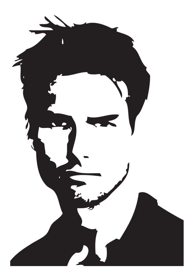 Fargeleggingsbilde tom cruise