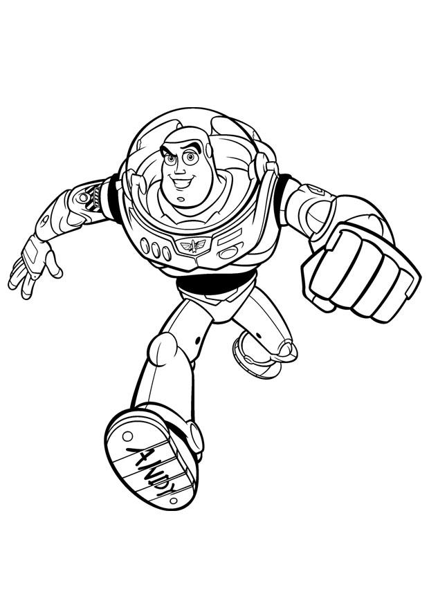 Fargeleggingsbilde toy story - buzz lightyear