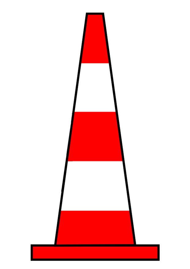 bilde trafikk kjegle