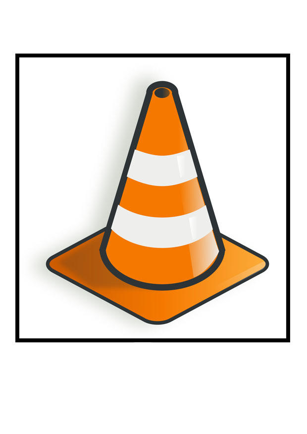 bilde trafikkjegle
