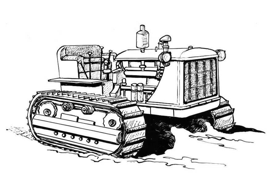 traktor Fargeleggingsbilde traktor