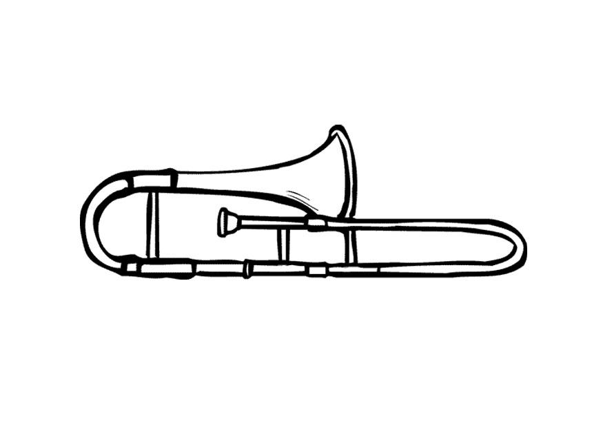 trombone Fargeleggingsbilde trombone