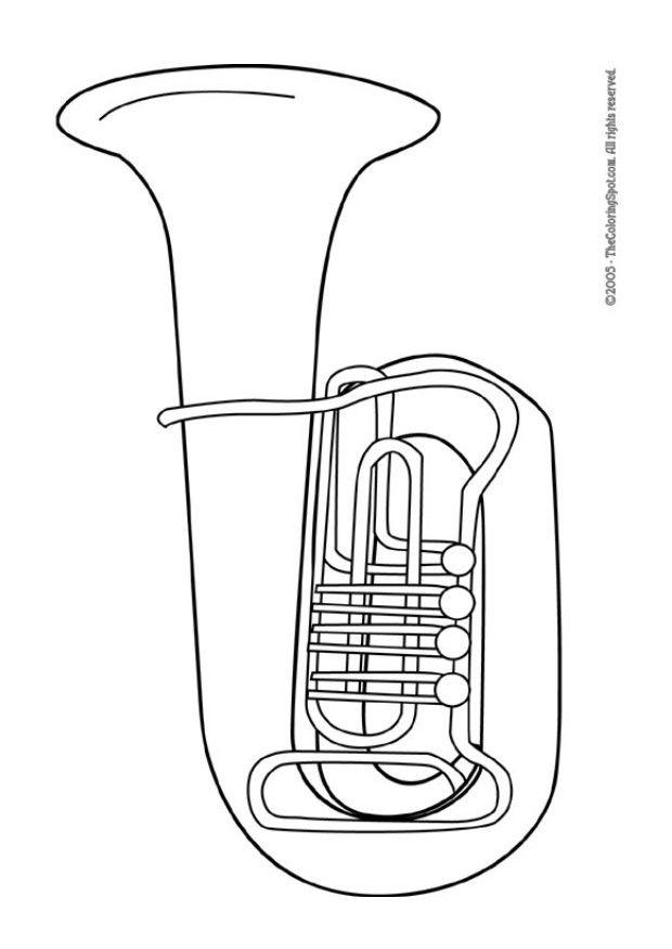 tuba Fargeleggingsbilde tuba