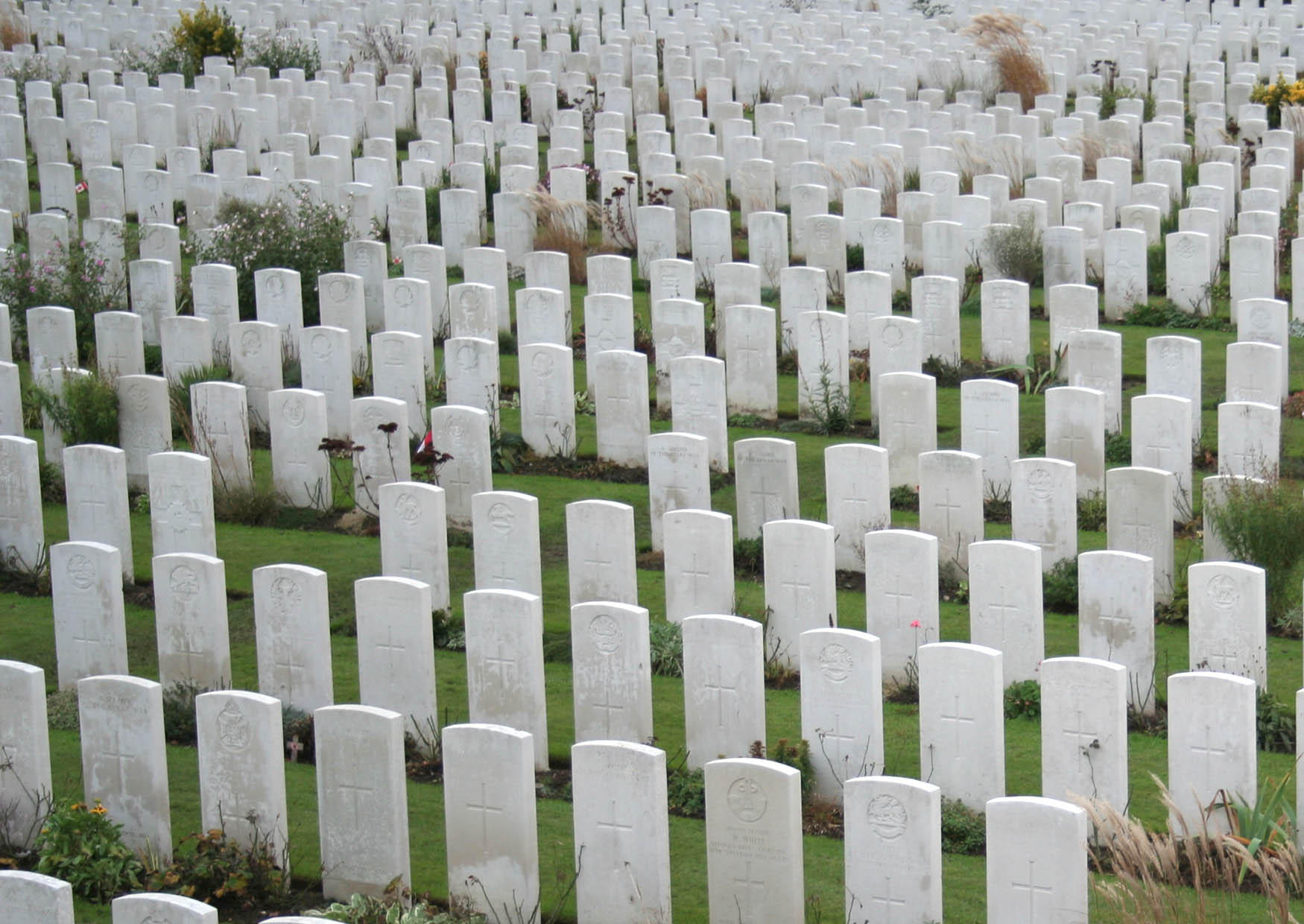 Foto tyne cot-kirkegA¥rden