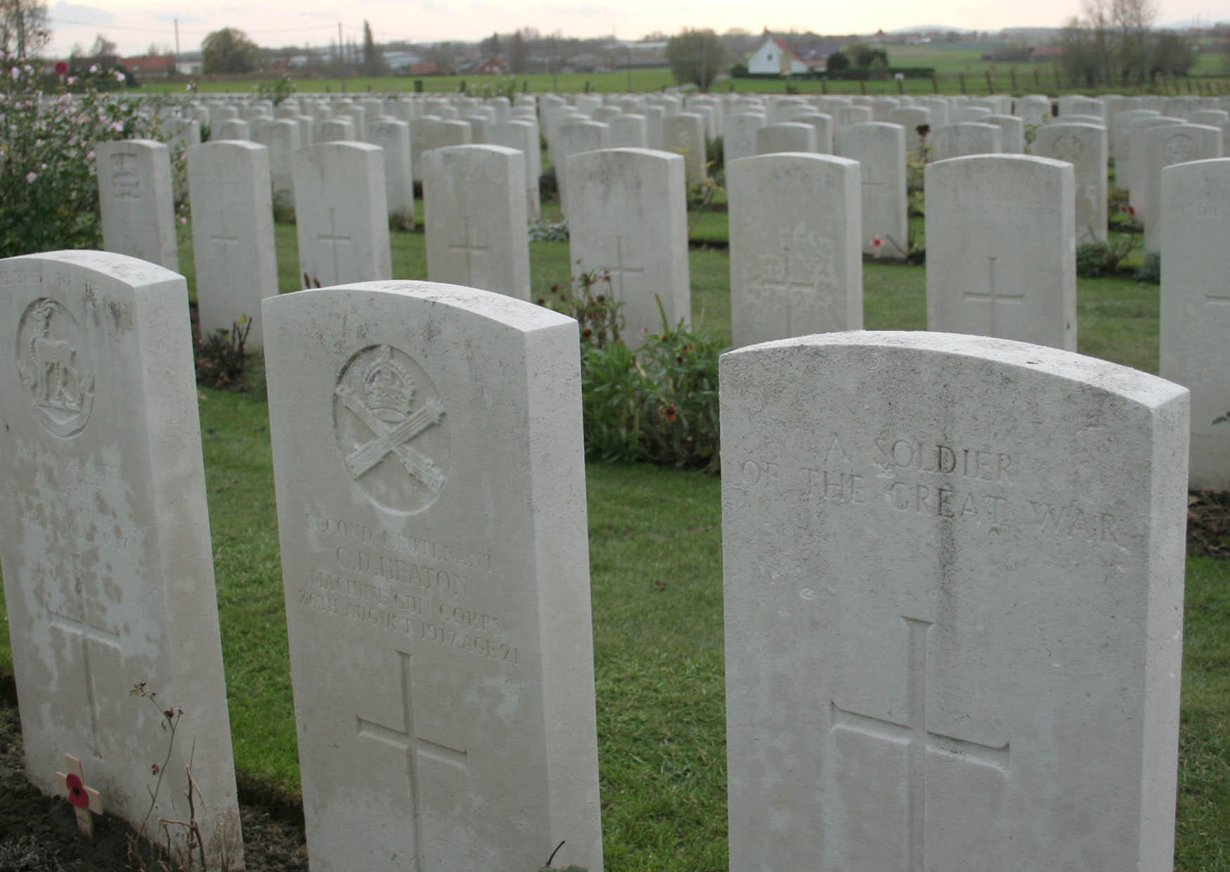 tyne cot-kirkegA¥rden Foto tyne cot-kirkegA¥rden