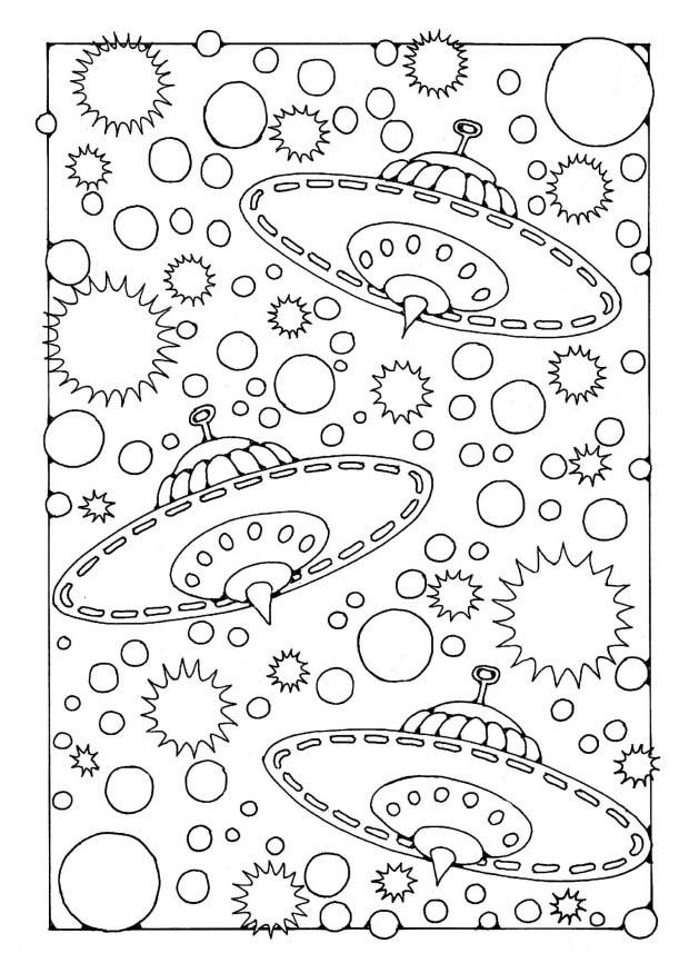 ufo Fargeleggingsbilde ufo