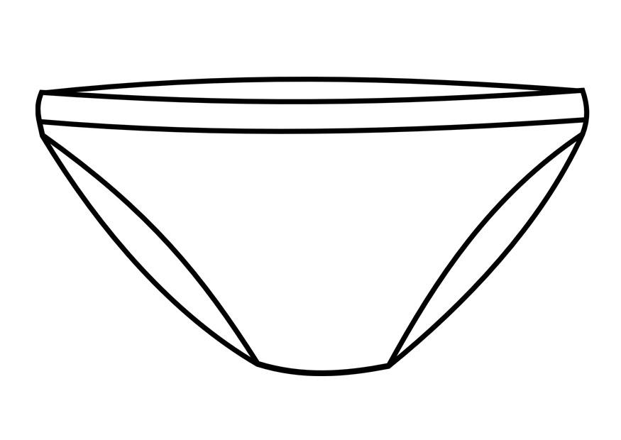 underbukser Fargeleggingsbilde underbukser